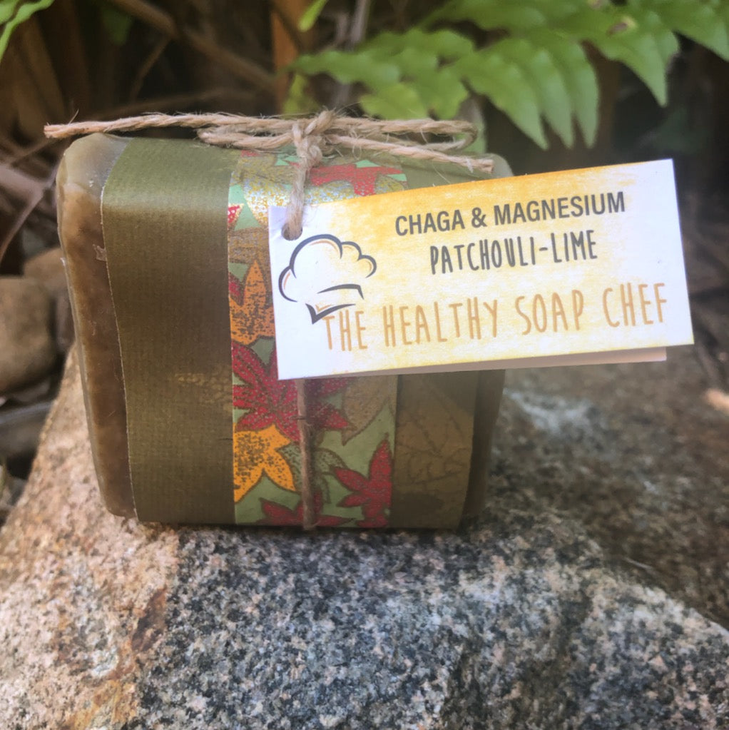 Patchouli Lime - Chaga & Magnesium Soap